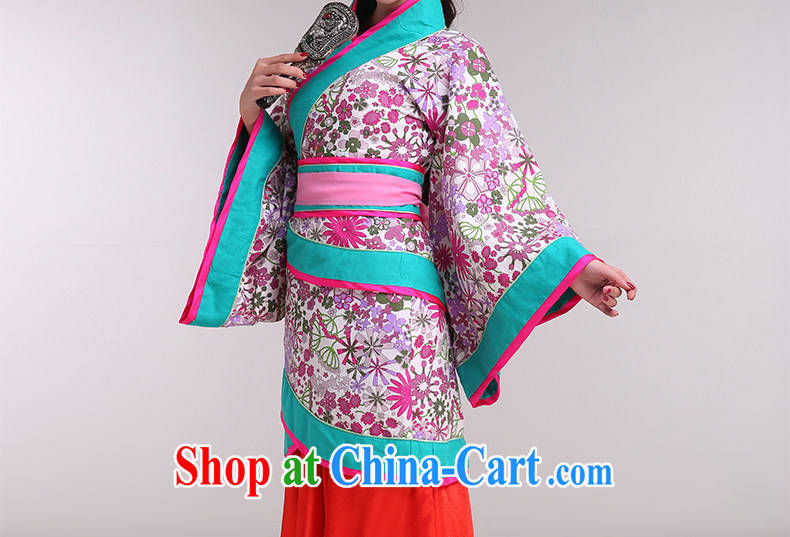 Costumed clothing, clothing women's clothing music were deeply Yi Han Dynasty portrait costumes Princess maid service performance women take the red double-track, served both code pictures, price, brand platters! Elections are good character, the national distribution, so why buy now enjoy more preferential! Health