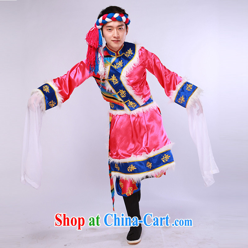 Tibetan dance clothing water sleeves, and new ethnic minorities serving performances performances serving the red L, music, and shopping on the Internet