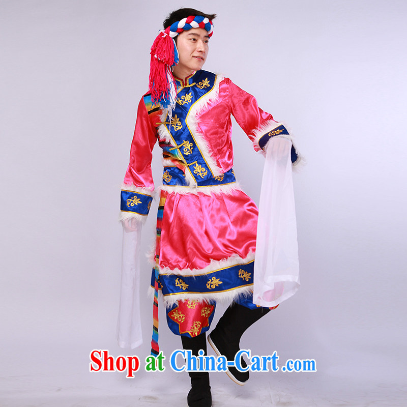 Tibetan dance clothing water sleeves, and new ethnic minorities serving performances performances serving the red L, music, and shopping on the Internet