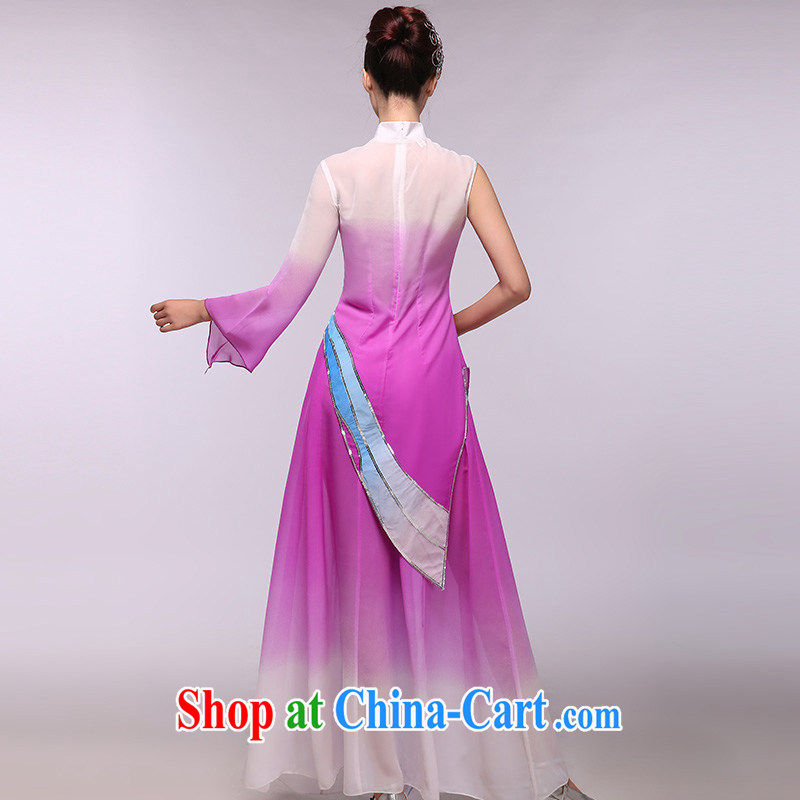 The rain in 2015 as soon as possible new violet gradient snow woven dance clothing classic national costumes purple XXXL, music, and shopping on the Internet
