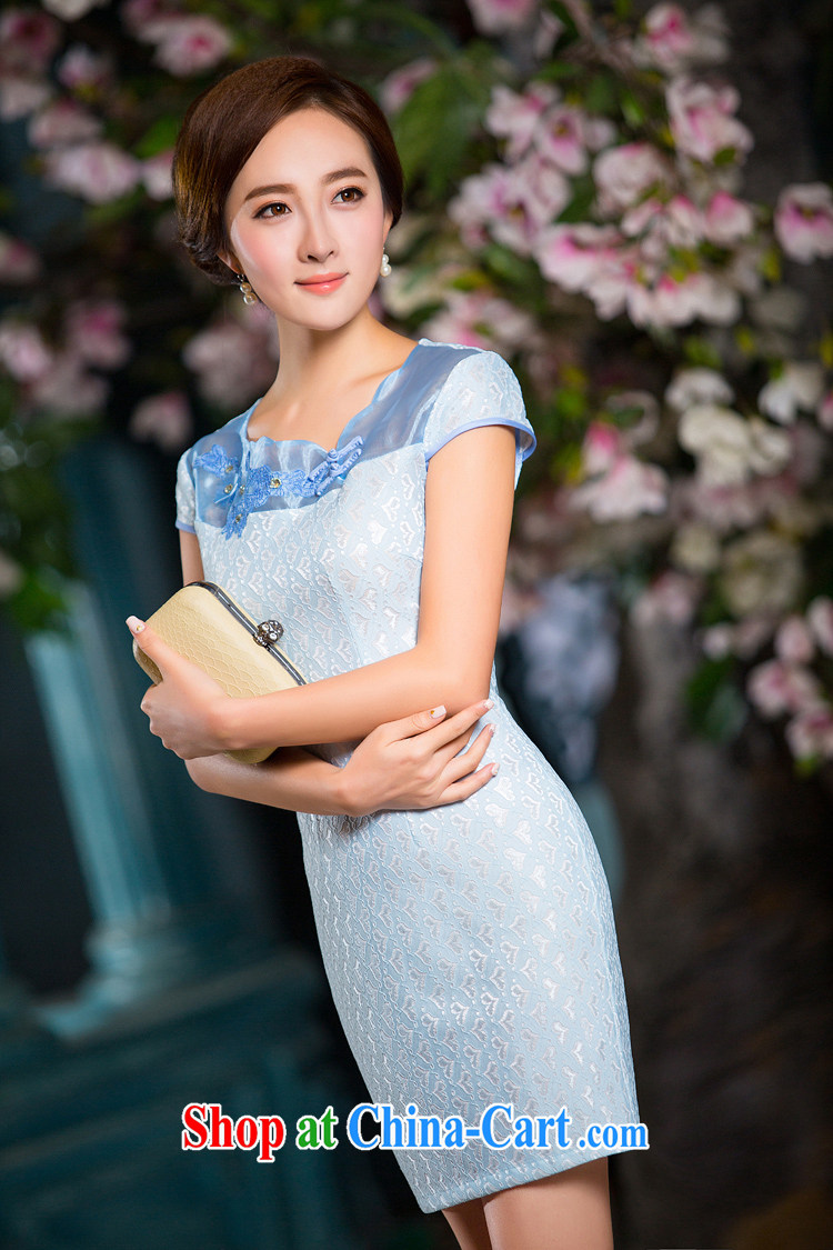 The Yee-sa elegant and stylish retro lace cheongsam dress arts daily cultivating improved cheongsam dress 2XL pictures, price, brand platters! Elections are good character, the national distribution, so why buy now enjoy more preferential! Health