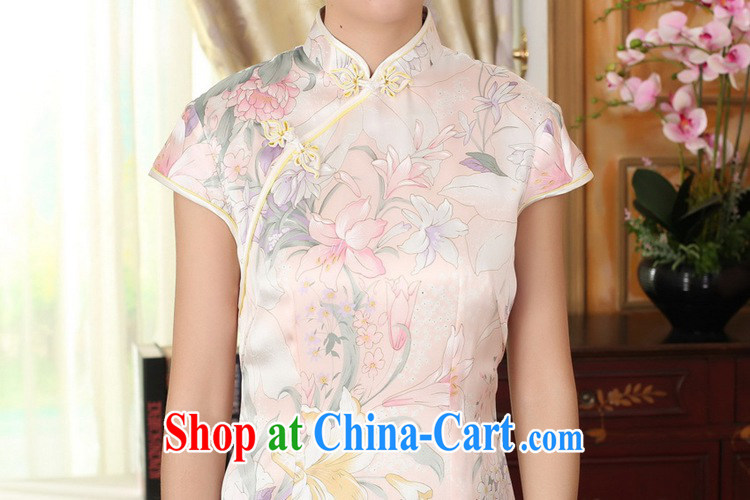 According to fuser new female retro improved Chinese Tang is a tight floral beauty short Chinese qipao dress LGD/Z #0014 figure 2 XL pictures, price, brand platters! Elections are good character, the national distribution, so why buy now enjoy more preferential! Health