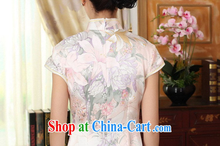 In accordance with the conditions and raise new female Ethnic Wind improved Chinese Tang is a hard-pressed floral beauty short Chinese qipao dress LGD/Z #0014 figure 2 XL pictures, price, brand platters! Elections are good character, the national distribution, so why buy now enjoy more preferential! Health
