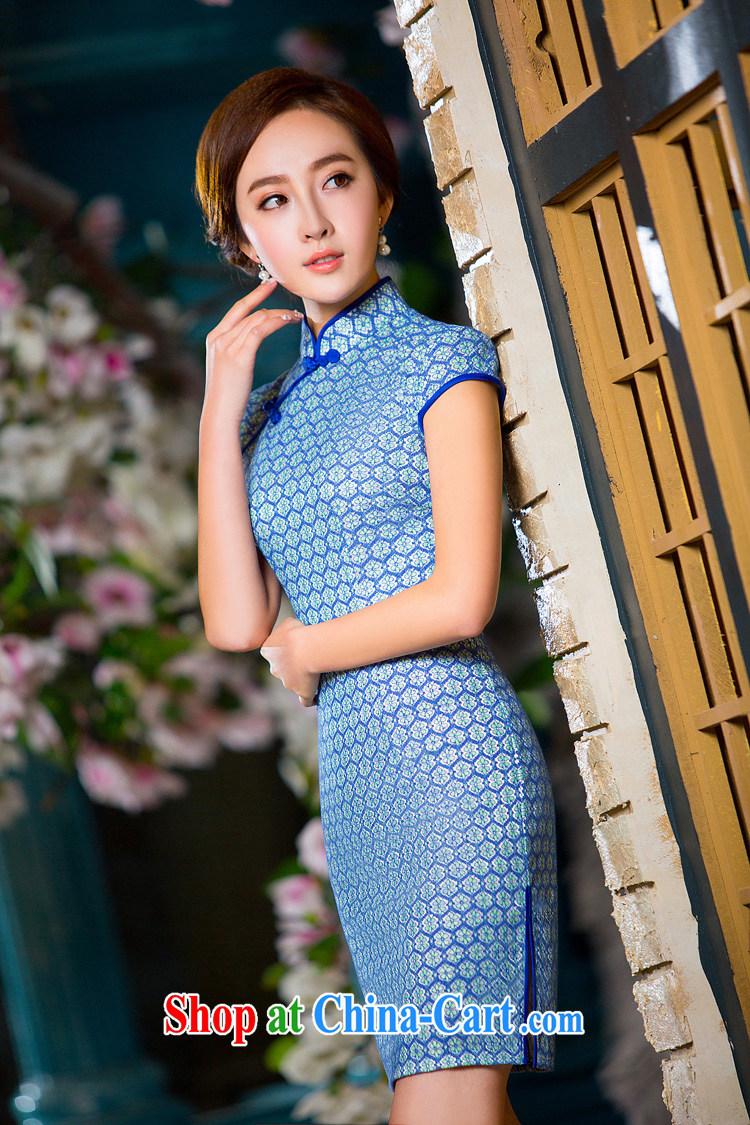 The cross-sectoral JA Windsor elite summer 2015 elegant lace-knocked-colored cheongsam dress daily beauty art graphics thin cheongsam dress 2XL pictures, price, brand platters! Elections are good character, the national distribution, so why buy now enjoy more preferential! Health