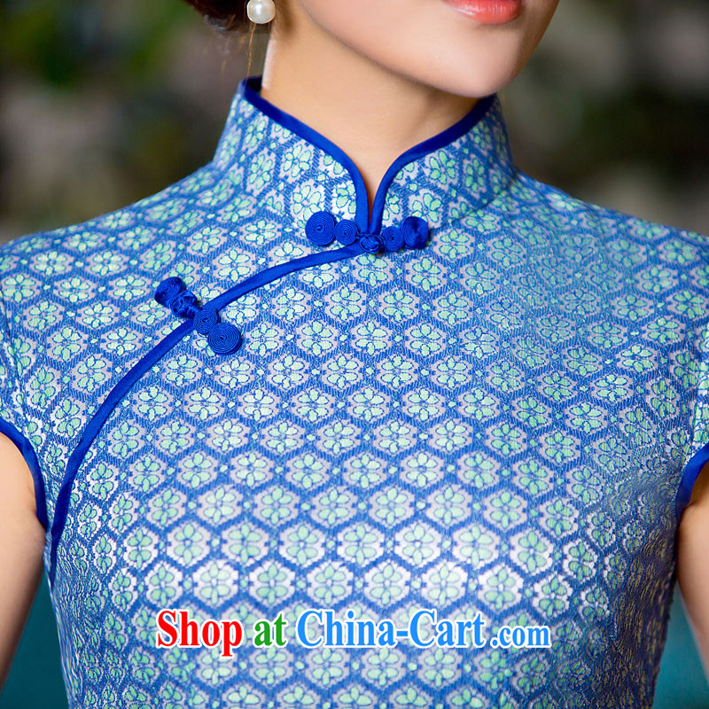 The cross-sectoral JA Windsor elite summer 2015 elegant lace knocked color dresses dresses daily beauty art graphics thin cheongsam dress 2XL, cross-sectoral, Elizabeth, and shopping on the Internet