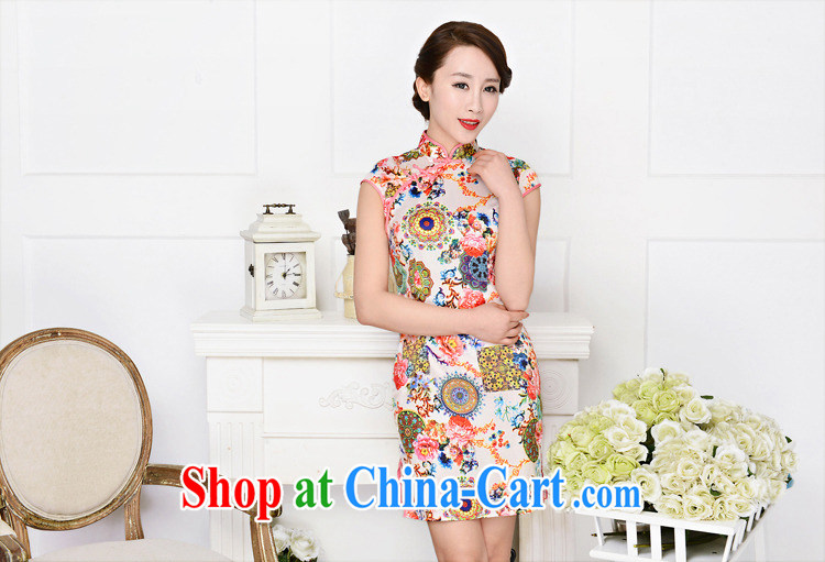 kam world the Hyatt 2015 New National wind, for the charge-back China wind painting emulation, stamp duty summer dresses women short, short-sleeved dresses white package for XXL landscape pictures, price, brand platters! Elections are good character, the national distribution, so why buy now enjoy more preferential! Health
