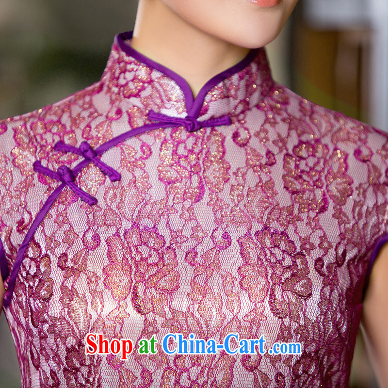 The Yee-sha Xin Yue, 2015 summer lace dresses sexy dresses retro improved daily cheongsam dress dress 2XL, cross-sectoral, Elizabeth, and shopping on the Internet