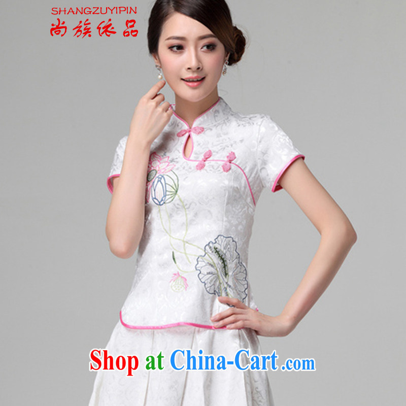 There are communities, in accordance with 2015 spring and summer female new beauty routine retro long-sleeved improved stylish outfit Two Piece Set with pink short-sleeved XL, communities, in accordance with (Shangzhuyipin), shopping on the Internet