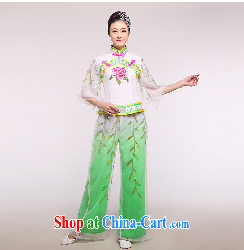 New yangko dance costumes female ethnic dance dress waist encouraging fan dances such as the color of the picture, price, brand platters! Elections are good character, the national distribution, so why buy now enjoy more preferential! Health