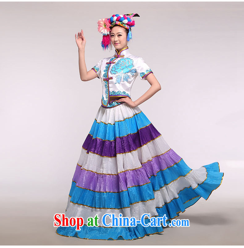 2015 new, Yi, Ms. big skirts featured national costume national dances such as the large pictures, price, brand platters! Elections are good character, the national distribution, so why buy now enjoy more preferential! Health