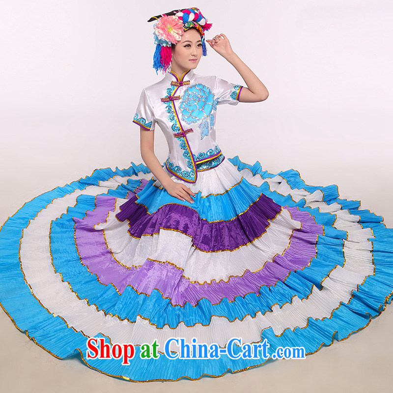 2015 new, Yi, the skirt features national costume national dances such as the large, since in, online shopping