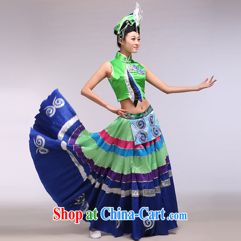 Yi dance Fashion Show clothing women's clothing dance torch festival performance service calls for trees such as the color L, music, and shopping on the Internet
