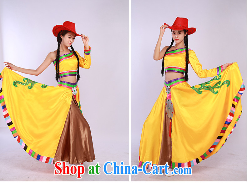 William So dance apparel women's most stunning National Air Show clothing Tibetan dance costumes orange L pictures, price, brand platters! Elections are good character, the national distribution, so why buy now enjoy more preferential! Health