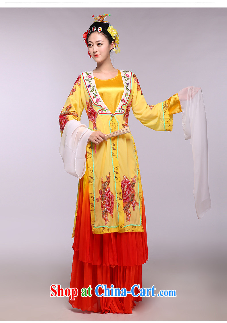 The 100 flowers bloom as soon as possible her 2015 new yellow classical dance stage costume clothing dance yellow L - pre-sale pictures, price, brand platters! Elections are good character, the national distribution, so why buy now enjoy more preferential! Health