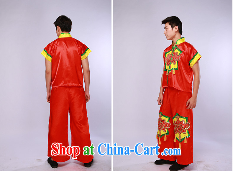 Men's National yangko serving modern dance TA serving festive dance dress opening dance red L pictures, price, brand platters! Elections are good character, the national distribution, so why buy now enjoy more preferential! Health