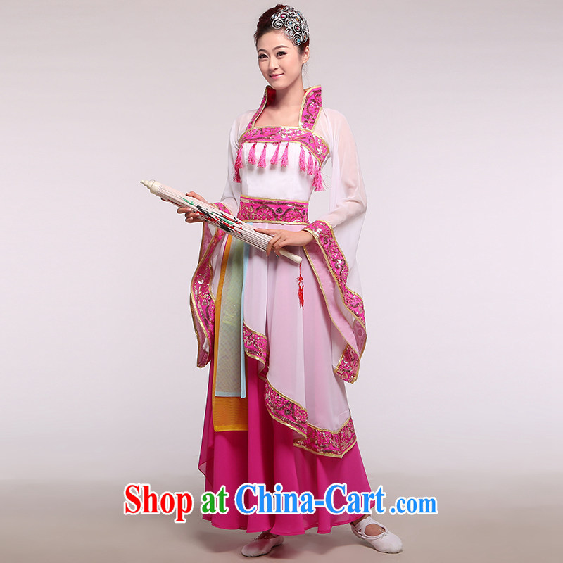 Service performed classical dance clothing ethnic clothing portraying Yang Kuei-fei on stage dance serving the Tang Dynasty dance clothing such as the color of the music, and, shopping on the Internet