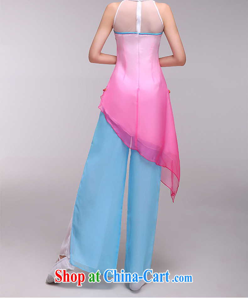 national costumes stage costumes female classical dance fans dance clothing bamboo following dance clothing pink L pictures, price, brand platters! Elections are good character, the national distribution, so why buy now enjoy more preferential! Health
