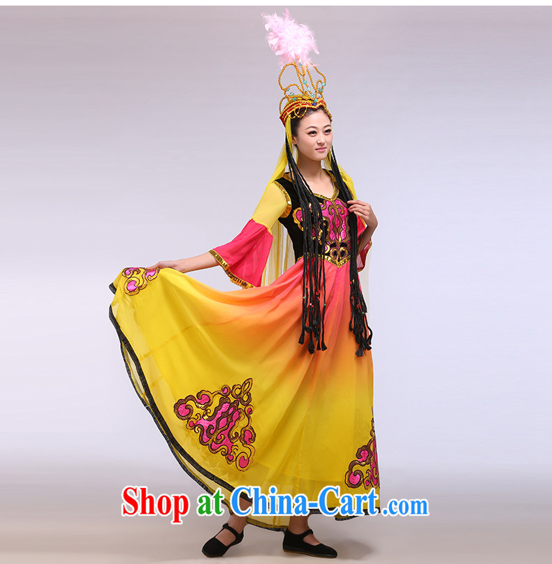 Xinjiang Uygur dance clothing Girls show clothing and ornaments national costumes beautiful girl figure color L pictures, price, brand platters! Elections are good character, the national distribution, so why buy now enjoy more preferential! Health