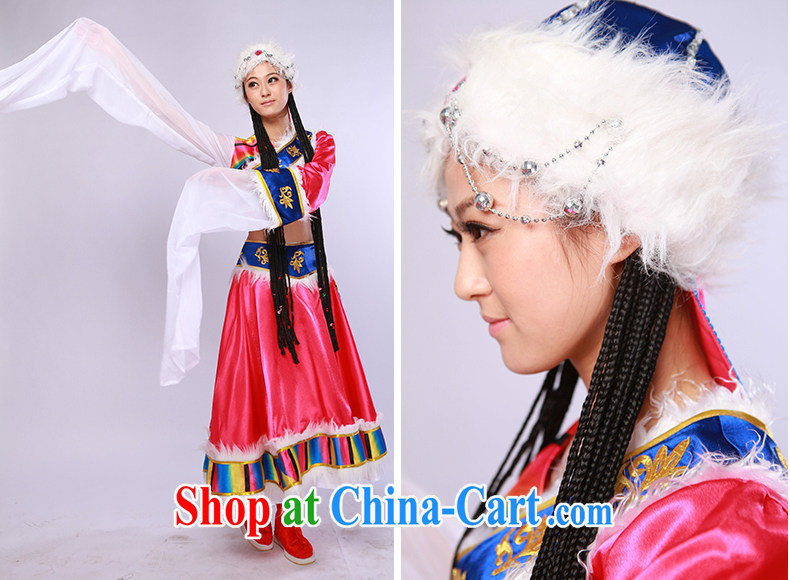Tibetan dance clothing ethnic costumes female costume Tibetan dance serving the red S pictures, price, brand platters! Elections are good character, the national distribution, so why buy now enjoy more preferential! Health