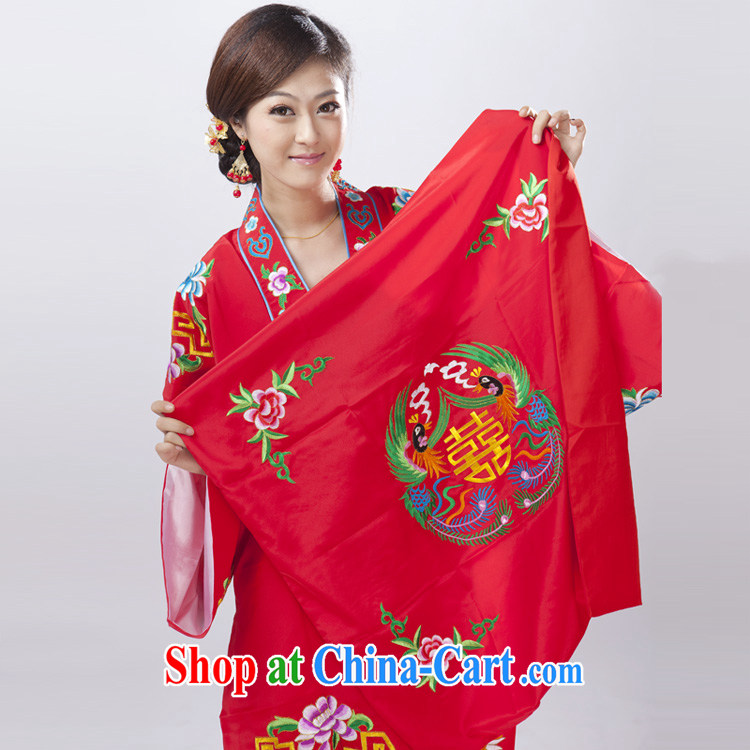 MARRIAGE AND DOUBLE HAPPINESS field embroidered bridal red lid shawl dowry accessories wedding supplies of red are code pictures, price, brand platters! Elections are good character, the national distribution, so why buy now enjoy more preferential! Health