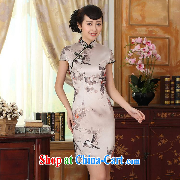 In accordance with the conditions and raise new, female retro improved Chinese Dress is a tight suit for the cultivating short-sleeved Chinese cheongsam dress LGD/Z #0005 figure 2 XL pictures, price, brand platters! Elections are good character, the national distribution, so why buy now enjoy more preferential! Health