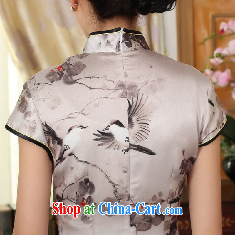 In accordance with the conditions and raise new, female retro improved Chinese Dress is a tight suit for the cultivating short-sleeved Chinese cheongsam dress LGD/Z #0005 figure 2 XL, according to the situation, and, shopping on the Internet