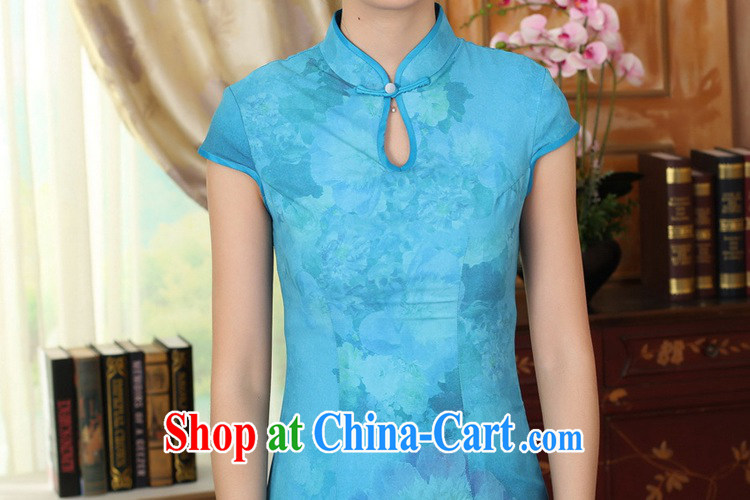 In accordance with the situation in new dress retro improved dresses, suits for cultivating short-sleeved long Chinese qipao dress LGD/C #0010 figure 2 XL pictures, price, brand platters! Elections are good character, the national distribution, so why buy now enjoy more preferential! Health