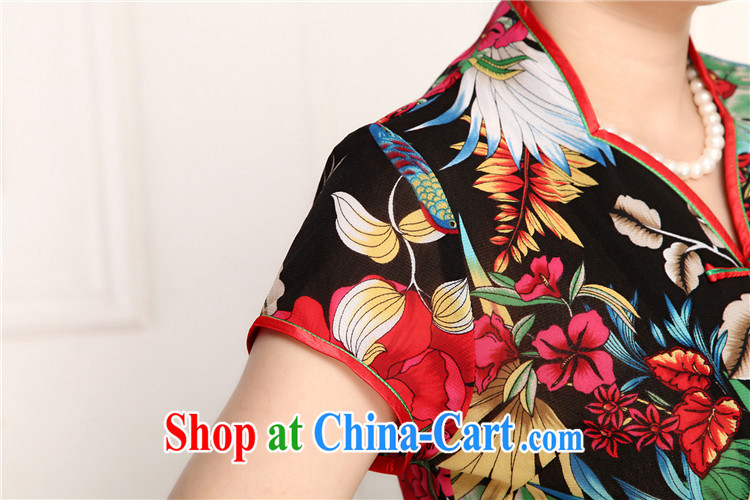 Vladimir Putin's 2015 clone the code female summer Chinese female T-shirt retro stamp duty, short jacket, stylish short-sleeve LB - WCY - 2061 black XXXXXL pictures, price, brand platters! Elections are good character, the national distribution, so why buy now enjoy more preferential! Health