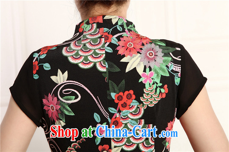 Putin's 2015 clone the Code women summer Chinese female T-shirt retro stamp duty, short, short-sleeved LB - WCY - 2062 flower XXXXL pictures, price, brand platters! Elections are good character, the national distribution, so why buy now enjoy more preferential! Health
