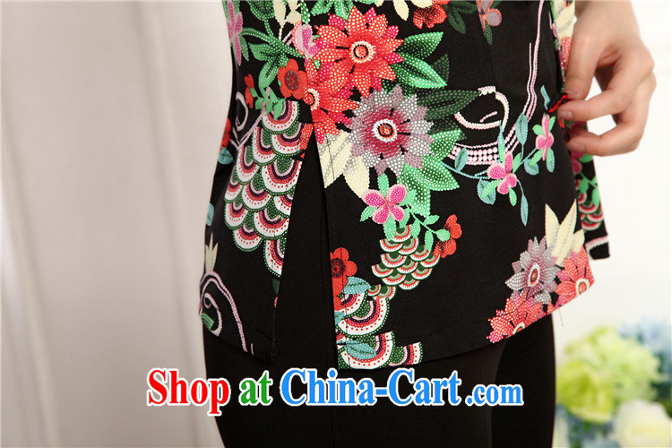 Putin's 2015 clone the Code women summer Chinese female T-shirt retro stamp duty, short, short-sleeved LB - WCY - 2062 flower XXXXL pictures, price, brand platters! Elections are good character, the national distribution, so why buy now enjoy more preferential! Health