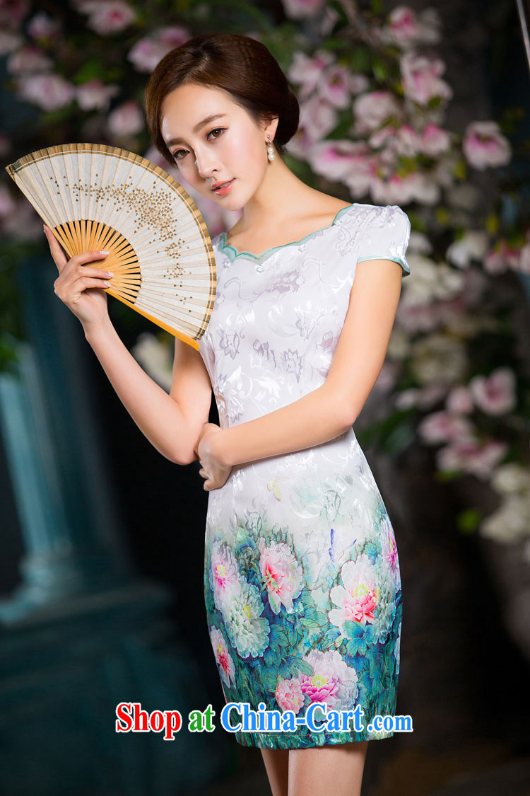 Love Life summer 2015 new improved qipao skirts dresses lady beauty routine suits China wind short-sleeved picture color XL pictures, price, brand platters! Elections are good character, the national distribution, so why buy now enjoy more preferential! Health
