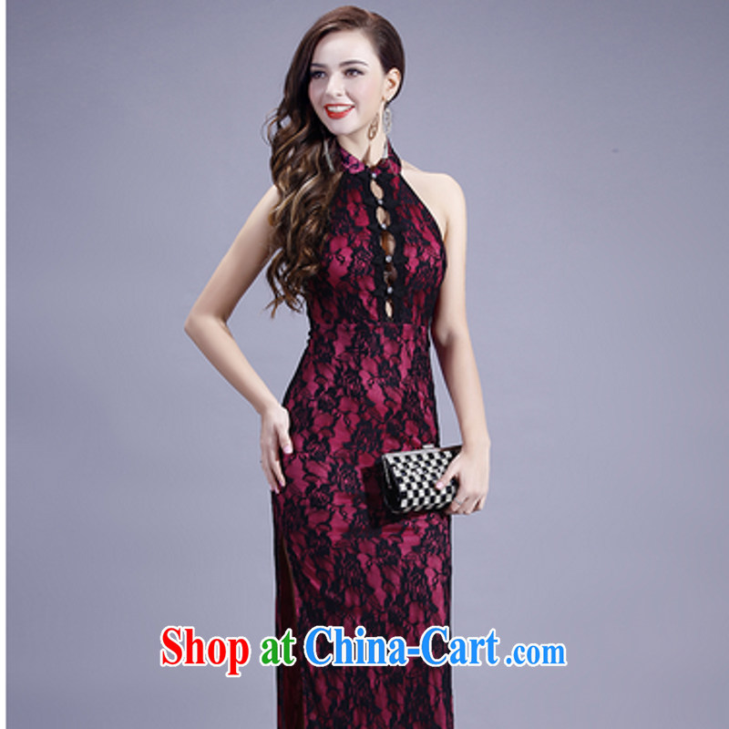 Du, up to the 2015 summer female new bolt-on also your shoulders the feast, high on the truck night dresses long, long cheongsam Q 4834 royal blue, code, up to the (TOORITARS), shopping on the Internet
