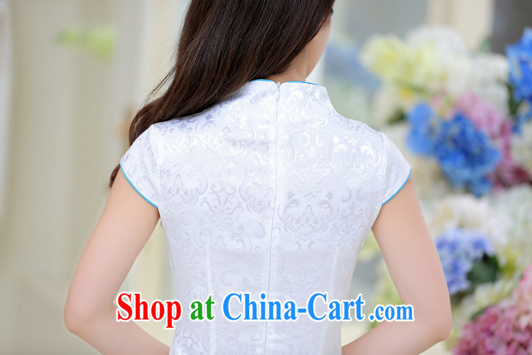Poet, summer 2015 new Stylish retro girls dresses elegance beauty improved daily Chinese Dress white XL pictures, price, brand platters! Elections are good character, the national distribution, so why buy now enjoy more preferential! Health