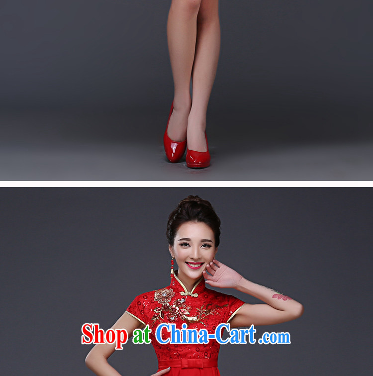 Mu Yao 2015 new Chinese mu Yao bridal red toast serving short wedding dresses summer slim-waist-lace large, pregnant women thick TZM XXXL 122 brassieres 97 CM pictures, price, brand platters! Elections are good character, the national distribution, so why buy now enjoy more preferential! Health