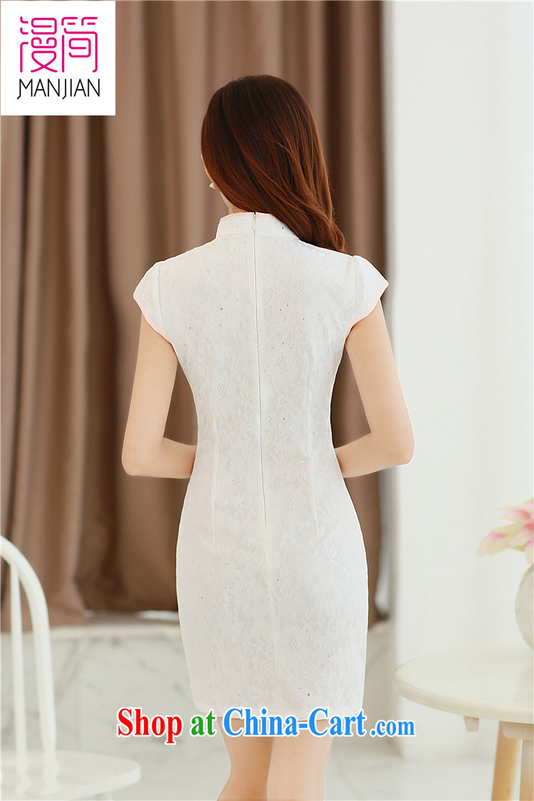 Animated short bridal wedding dress uniform toast cheongsam dress summer new 2015 red lace beauty retro improved pink XXL pictures, price, brand platters! Elections are good character, the national distribution, so why buy now enjoy more preferential! Health