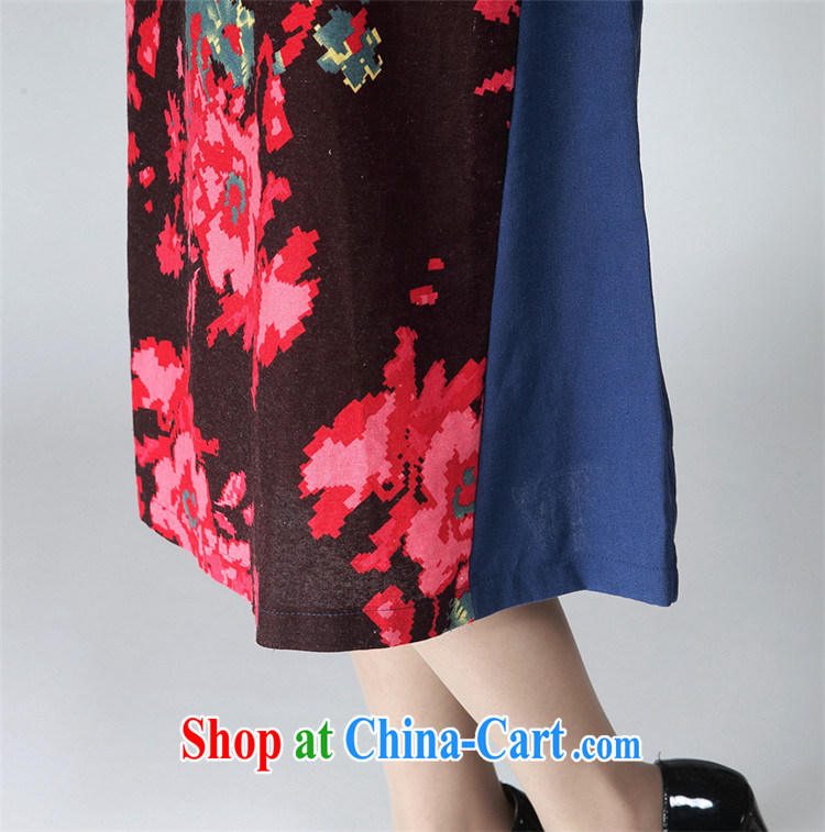 Putin's European Summer new cheongsam dress retro fashion improved cultivation cheongsam dress in long dresses female Red XL pictures, price, brand platters! Elections are good character, the national distribution, so why buy now enjoy more preferential! Health