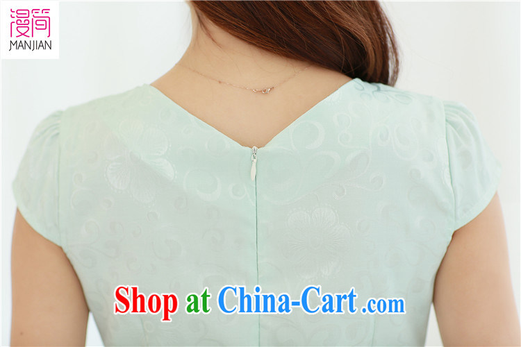 Animated short 2015 new summer Chinese Dress package and stamp duty retro ethnic wind daily short-sleeved improved cheongsam XXL rivers pictures, price, brand platters! Elections are good character, the national distribution, so why buy now enjoy more preferential! Health