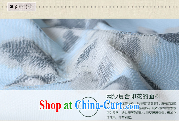 once and for all and fatally jealous picture spring 2015 new stamp improved cheongsam short spring day qipao dresses summer decoration, blue 2 XL pictures, price, brand platters! Elections are good character, the national distribution, so why buy now enjoy more preferential! Health