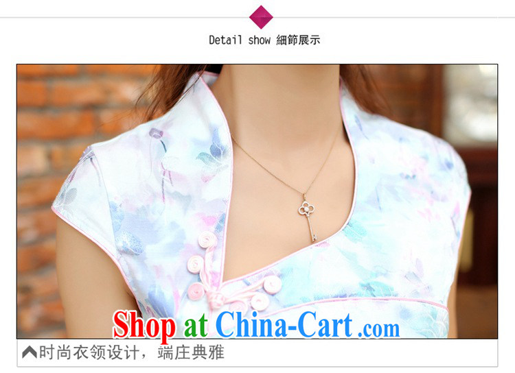 2015 summer dress new ethnic wind Chinese stamp retro beauty charm graphics thin short-sleeve package and cheongsam Chinese dresses red XXL pictures, price, brand platters! Elections are good character, the national distribution, so why buy now enjoy more preferential! Health