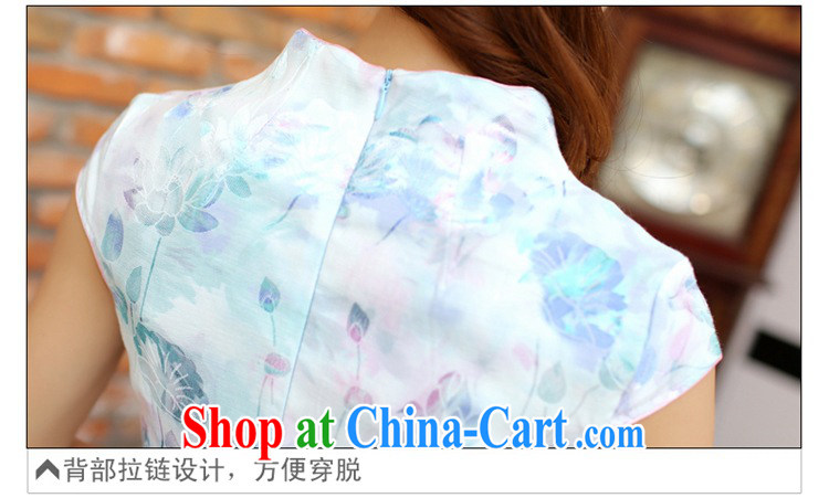 2015 summer dress new ethnic wind Chinese stamp retro beauty charm graphics thin short-sleeve package and cheongsam Chinese dresses red XXL pictures, price, brand platters! Elections are good character, the national distribution, so why buy now enjoy more preferential! Health