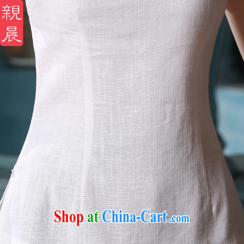 pro-am 2015 new spring and summer with daily retro improved stylish short white cotton, the dresses dresses T-shirt, a T-shirt 2 XL, pro-am, shopping on the Internet