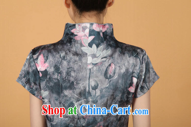 spend the summer with new short-sleeved, Tang with Chinese improved butterfly buckle stretch stamp duty cotton cultivating Chinese female figure color XL pictures, price, brand platters! Elections are good character, the national distribution, so why buy now enjoy more preferential! Health