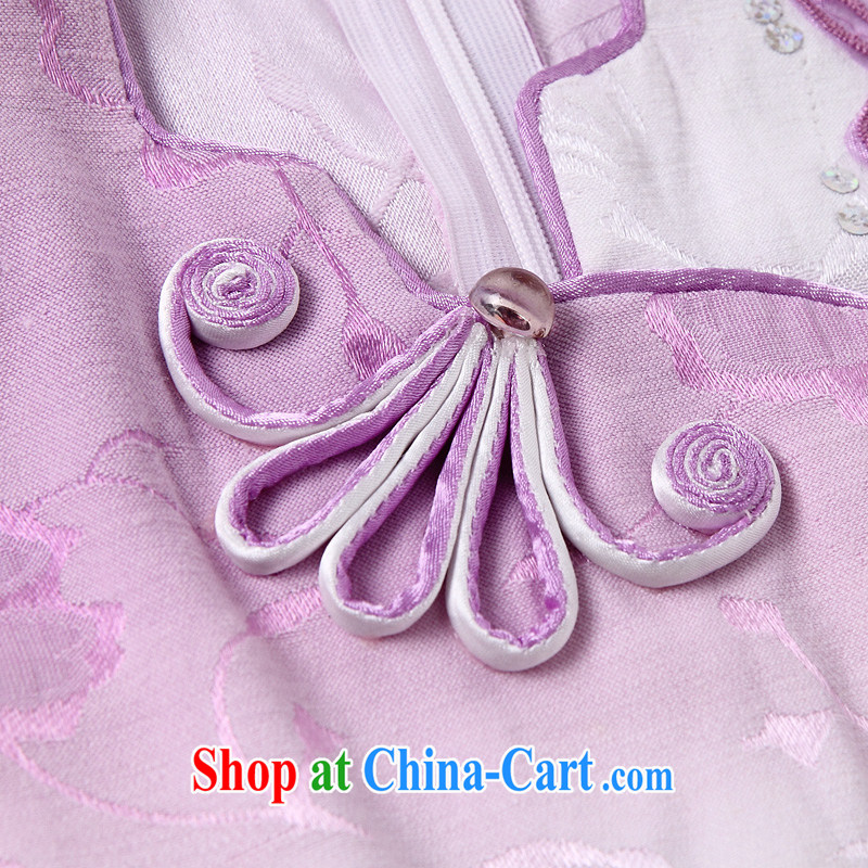 Hsueh-Chi Lin Nunnery 2015 new spring and summer with stylish short retro dresses dresses day dresses skirt dress #1127 violet XXL pictures, price, brand platters! Elections are good character, the national distribution, so why buy now enjoy more preferential! Health