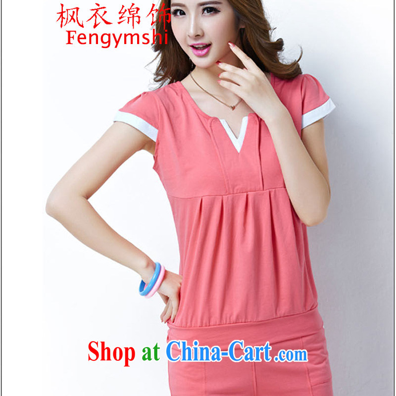 Feng Yi cotton trim 6031 #2014 new, summer short-sleeve sweater 7 pants stylish sports & Leisure package has shipped G 1670 violet XXL, Feng Yi cotton ornaments, shopping on the Internet