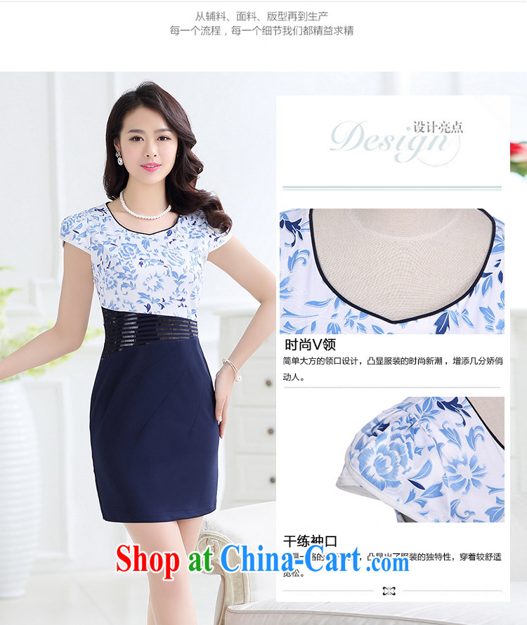 Improved cheongsam dress summer 2015 China wind daily cheongsam dress the pockets and middle-aged dresses beauty graphics thin female with temperament mother load Po Lan XL pictures, price, brand platters! Elections are good character, the national distribution, so why buy now enjoy more preferential! Health