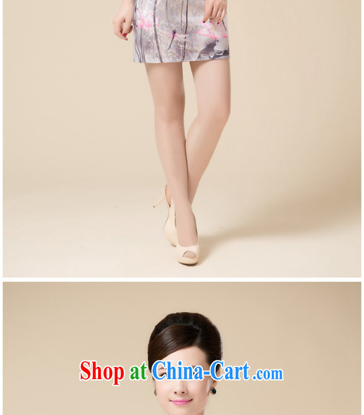 Summer new Stylish retro girls dresses with the snap-style cultivation improved Chinese Dress HZMwl 1820 pink XXXL pictures, price, brand platters! Elections are good character, the national distribution, so why buy now enjoy more preferential! Health