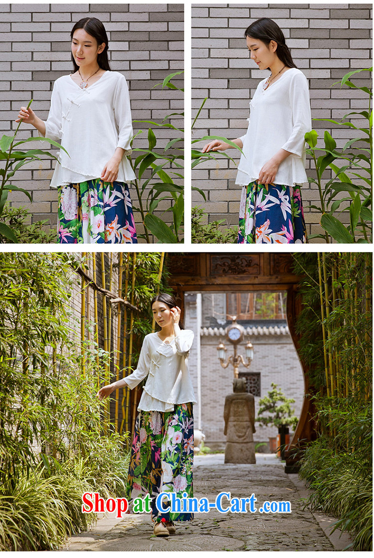 In particular), 2015 National wind female summer Chinese clothing improved Chinese antique Chinese clothing loose the code-port T-shirt white L (pre-sale) pictures, price, brand platters! Elections are good character, the national distribution, so why buy now enjoy more preferential! Health