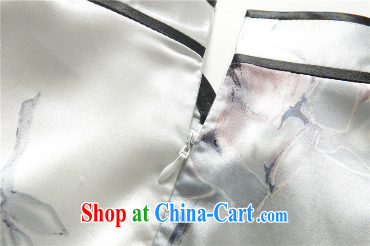 light at the retro sauna silk heavy Silk Dresses spring and summer dresses JT 5081 white XXL pictures, price, brand platters! Elections are good character, the national distribution, so why buy now enjoy more preferential! Health