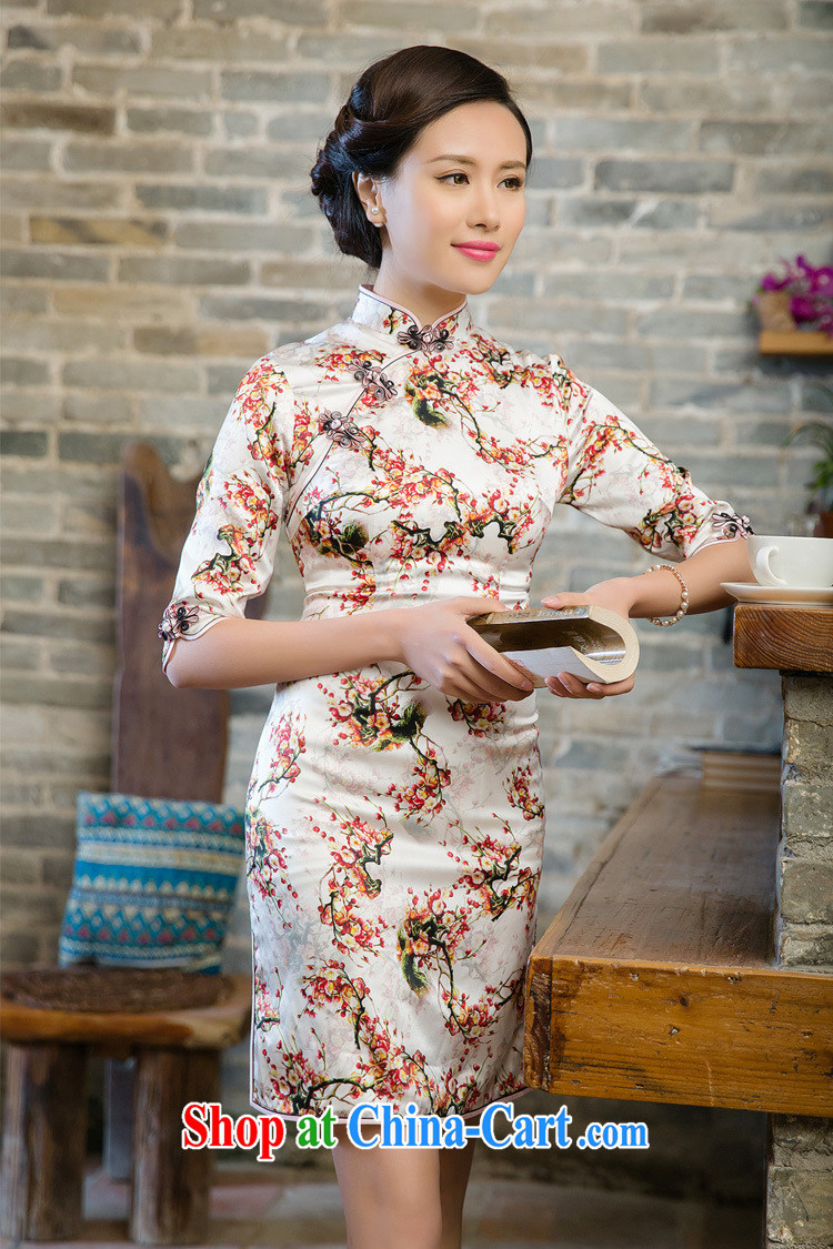 The very short summer with retro cuff in cheongsam beauty manual tray snap improved dresses JT 5098 Map Color XXL pictures, price, brand platters! Elections are good character, the national distribution, so why buy now enjoy more preferential! Health