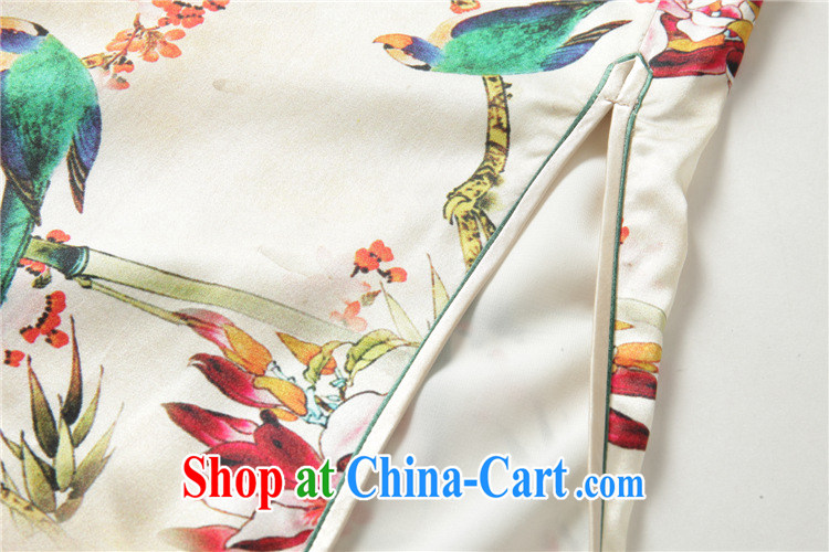 Very high end double heavy sauna silk Silk Cheongsam new retro long high on the truck beauty dress skirt JT 5096 Map Color XXL pictures, price, brand platters! Elections are good character, the national distribution, so why buy now enjoy more preferential! Health